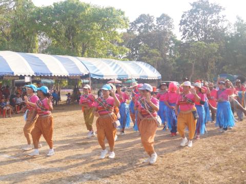 นายกองค์การบริหารส่วนตำบลนางรอง ประธานการจัดการแข่งขันกีฬาประจำตำบลนางรอง