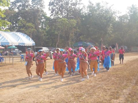 นายกองค์การบริหารส่วนตำบลนางรอง ประธานการจัดการแข่งขันกีฬาประจำตำบลนางรอง