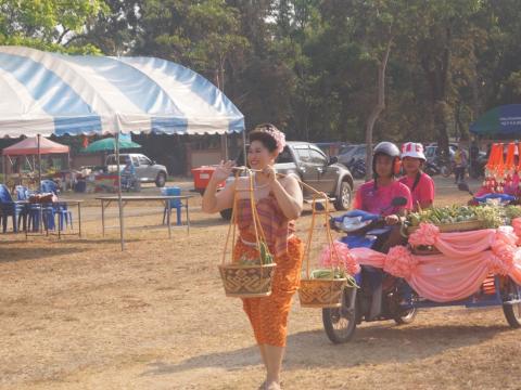 นายกองค์การบริหารส่วนตำบลนางรอง ประธานการจัดการแข่งขันกีฬาประจำตำบลนางรอง