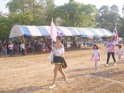 นายกองค์การบริหารส่วนตำบลนางรอง ประธานการจัดการแข่งขันกีฬาประจำตำบลนางรอง