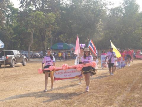 นายกองค์การบริหารส่วนตำบลนางรอง ประธานการจัดการแข่งขันกีฬาประจำตำบลนางรอง