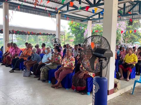 เป็นประธานเปิดพิธีโครงการพัฒนาศักยภาพผู้สูงอายุ ประจำปีงบประมาณ 2567