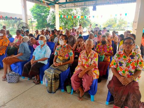 เป็นประธานเปิดพิธีโครงการพัฒนาศักยภาพผู้สูงอายุ ประจำปีงบประมาณ 2567