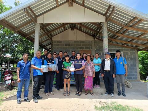 ประธานการจัดประชุมและพิธีมอบบ้านพอเพียง โดยสภาองค์กรชุมชนตำบลนางรอง อำเภอนางรอง จังหวัดบุรีรัมย์