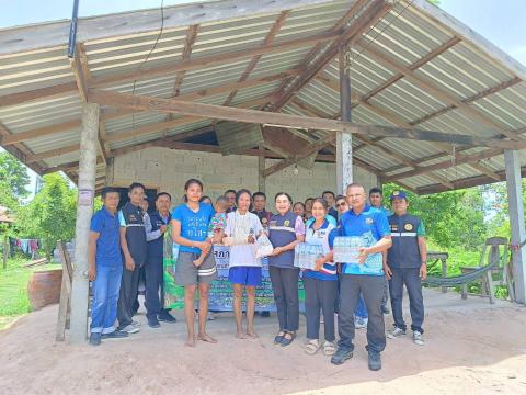 ประธานการจัดประชุมและพิธีมอบบ้านพอเพียง โดยสภาองค์กรชุมชนตำบลนางรอง อำเภอนางรอง จังหวัดบุรีรัมย์