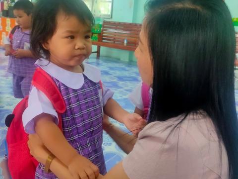 ผู้อำนวยการกองการศึกษาศาสนาและวัฒนธรรม ลงพื้นที่ตรวจเยี่ยมศูนย์พัฒนาเด็กเล็กองค์การบริหารส่วนตำบลนางรอง