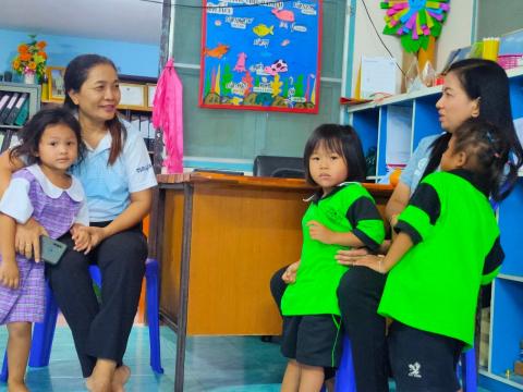 ผู้อำนวยการกองการศึกษาศาสนาและวัฒนธรรม ลงพื้นที่ตรวจเยี่ยมศูนย์พัฒนาเด็กเล็กโรงเรียนบ้านหนองงิ้วหนองไทร