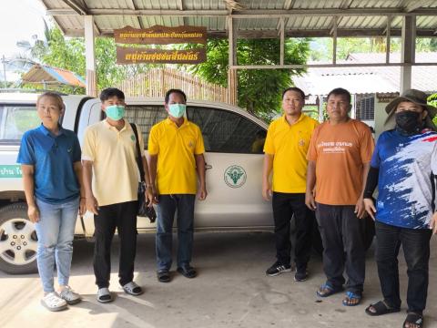 มอบหมายเจ้าหน้าที่กองสาธาณณสุขและสิ่งแวดล้อม ออกดำเนินการพ่นหมอกควันกำจัดยุงลาย