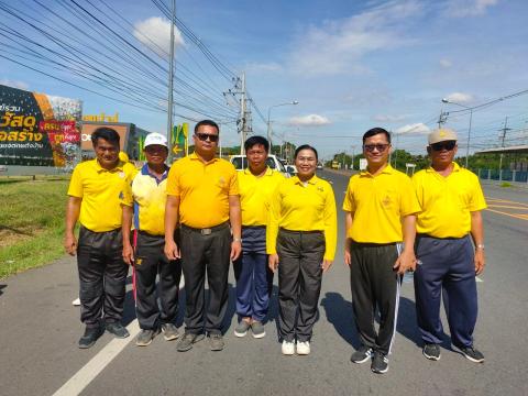 เข้าร่วมกิจกรรม เดิน วิ่ง ปั่น ธงตราสัญลักษณ์เฉลิมพระเกียรติพระบาทสมเด็จพระเจ้าอยู่หัว เนื่องในโอกาสพระราชพิธีมหามงคลเฉลิมพระชนมพรรษา 6 รอบ 28 กรกฎาคม 2567 ณ จังหวัดบุรีรัมย์