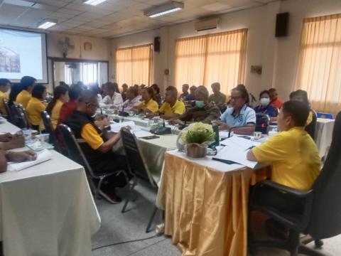 ร่วมประชุมหนึ่งอำเภอหนึ่งงานประเพณี ภายใต้กิจกรรม “เทศกาลกินขาหมูรสดี มะพร้าวเผาหมูสี ข้าวเม่ามากมี ของดีเมืองนางรอง” ครั้งที่ 1/2567 ณ ห้องประชุมอำเภอนางรอง ชั้น 2 อำเภอนางรอง จังหวัดบุรีรัมย์