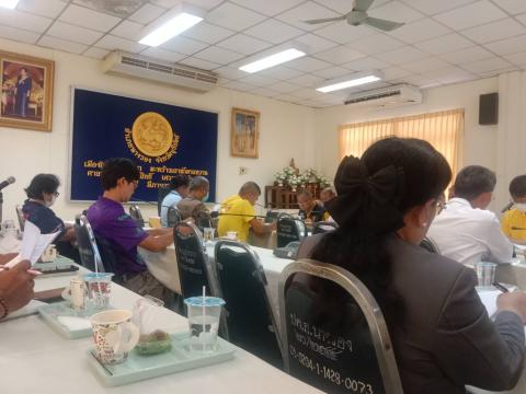 ร่วมประชุมหนึ่งอำเภอหนึ่งงานประเพณี ภายใต้กิจกรรม “เทศกาลกินขาหมูรสดี มะพร้าวเผาหมูสี ข้าวเม่ามากมี ของดีเมืองนางรอง” ครั้งที่ 1/2567 ณ ห้องประชุมอำเภอนางรอง ชั้น 2 อำเภอนางรอง จังหวัดบุรีรัมย์