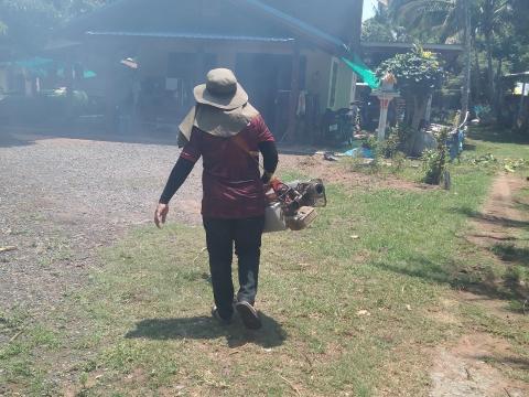 ออกดำเนินโครงการป้องกันและควบคุมโรคเลือดออก ประจำปีงบประมาณ พ.ศ 2567 ณ บ้านคอกควาย หมู่ที่ 7 โดยมีผู้นำหมู่บ้าน และ อาสาสมัครสาธารณสุขประจำหมู่บ้าน (อสม.) และโรงพยาบาลนางรอง ร่วมดำเนินโครงการ