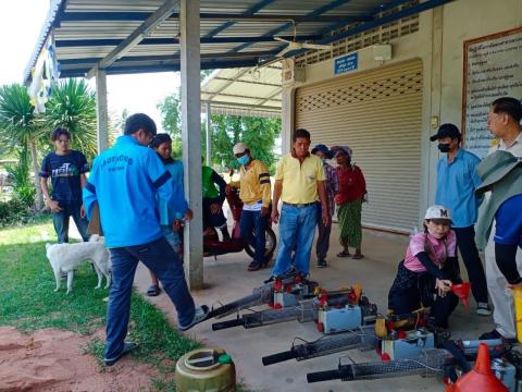 ออกดำเนินโครงการป้องกันและควบคุมโรคไข้เลือดออก ประจำปีงบประมาณ พ.ศ. 2567 ณ บ้านบัวตารุ้ง หมู่ที่ 6 โดยมีผู้นำหมู่บ้าน และ อาสาสมัครสาธารณสุขประจำหมู่บ้าน (อสม.) และโรงพยาบาลนางรอง ร่วมดำเนินโครงการ