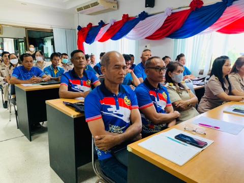 ประธานเปิดโครงการพัฒนาศักยภาพของบุคลากรท้องถิ่นแบบบูรณาการและการมีส่วนร่วม ประจำปีงบประมาณ พ.ศ.2567 หลักสูตร"เพิ่มสมรรถนะการบริหารทรัพยากรที่มีและบูรณาการปฏิบัติงานเป็นทีม"