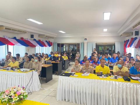 ประธานเปิดโครงการพัฒนาศักยภาพของบุคลากรท้องถิ่นแบบบูรณาการและการมีส่วนร่วม ประจำปีงบประมาณ พ.ศ.2567 หลักสูตร"เพิ่มสมรรถนะการบริหารทรัพยากรที่มีและบูรณาการปฏิบัติงานเป็นทีม"