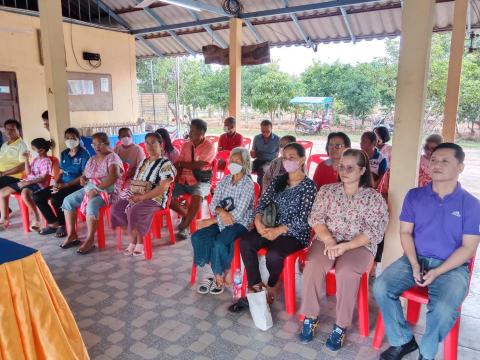 ร่วมพิธีเปิดโครงการคัดกรองผู้ป่วยเบาหวานและความดันโลหิตสูง ณ บ้านดอนแสลงพันธ์ หมู่ที่ 4ตำบลนางรอง อำเภอนางรอง จังหวัดบุรีรัมย์ งบประมาณโดยกองทุนหลักประกันสุขภาพองค์การบริหารส่วนตำบลนางรอง