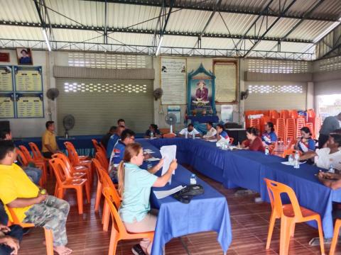 ร่วมประชุมสัญจรกำนันผู้ใหญ่บ้าน ประจำเดือนกรกฎาคม 2567