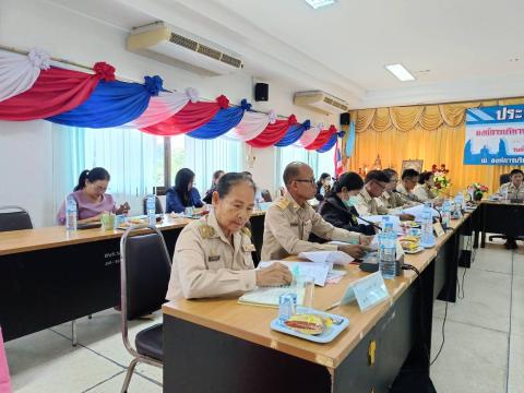 ประชุมสภาองค์การบริหารส่วนตำบลนางรอง สมัยวิสามัญ สมัยที่ 1 ประจำปี พ.ศ.2567