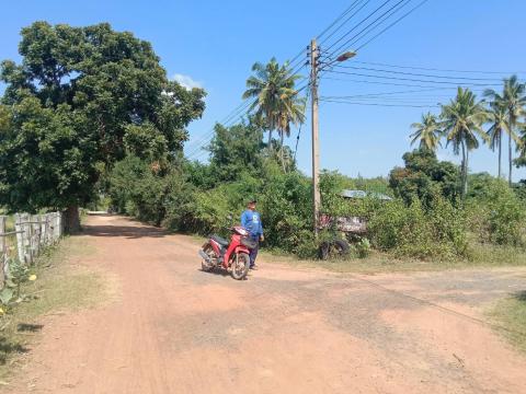 ออกสำรวจ จุดไฟฟ้าสาธารณะหมู่บ้าน ที่ชำรุดใช้การไม่ได้ หมู่ที่ 8,2,1,9,6,7,10,11 และหมู่ที่ 14