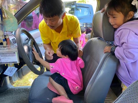 โครงการเด็กปฐมวัยปลอดภัยไม่ติดรถ ศพด.อบต.นางรอง