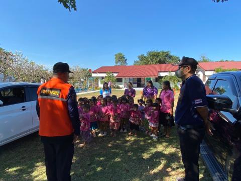 โครงการเด็กปฐมวัยปลอดภัยไม่ติดรถ ศพด.อบต.นางรอง