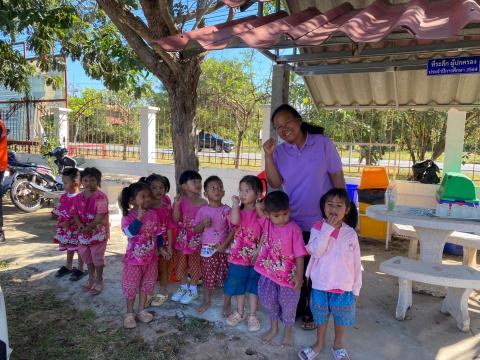 โครงการเด็กปฐมวัยปลอดภัยไม่ติดรถ ศพด.อบต.นางรอง