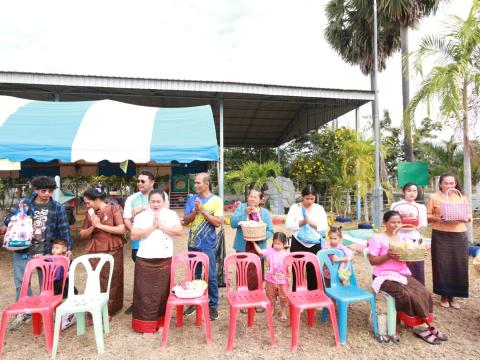 กิจกรรมตักบาตรข้าวสารอาหารแห้ง เนื่องในโอกาสวันขึ้นปีใหม่ พุทธศักราช 2568