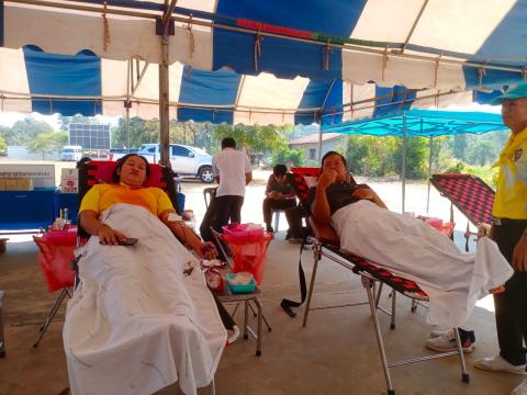 ออกหน่วยบริการรับบริจาคโลหิต