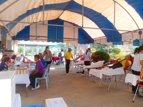 ออกหน่วยบริการรับบริจาคโลหิต