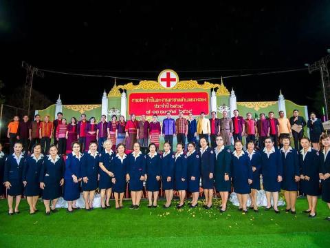 ร่วมพิธีเปิดงานประจำปีและงานกาชาดอำเภอนางรอง ประจำปี 2568