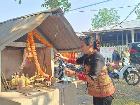 ร่วมงานเลี้ยงตาปู่ หมู่ที่10