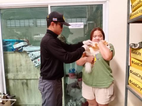 ฉีดวัคซีนป้องกันโรคพิษสุนัขบ้า ประจำปีงบประมาณ พ.ศ 2568