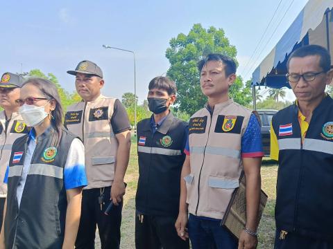 โครงการป้องกันและลดอุบัติเหตุทางถนนช่วงเทศกาลสงกรานต์ ประจำปี 2568 (ถนนสายนางรอง-ชำนิ)