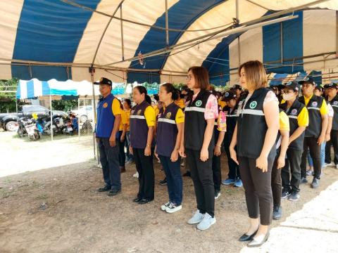 เปิดด่านชุมชนตำบลนางรองเพื่อบริการประชาชนในช่วงเทศกาลสงกรานต์ ประจำปี 2568