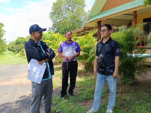 ลงพื้นที่สำรวจ หมู่ที่ 4 , 5 , 12 , 13