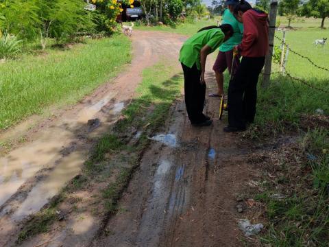 ลงพื้นที่สำรวจ หมู่ที่ 4 , 5 , 12 , 13