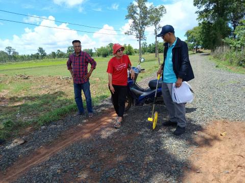 ลงพื้นที่สำรวจ หมู่ที่ 4 , 5 , 12 , 13