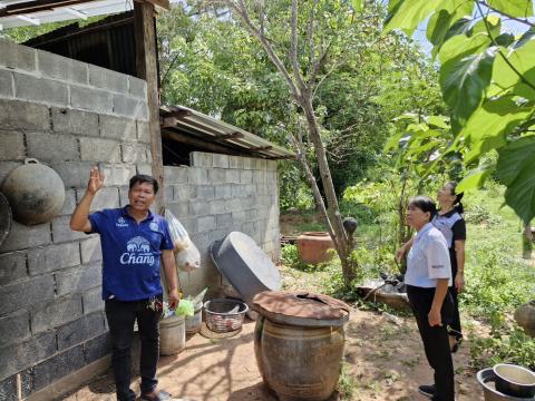 ออกตรวจเยี่ยมโครงการปรับสภาพแวดล้อมของผู้สูงอายุ ประจำปีงบประมาณ 2568