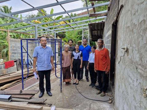 ออกตรวจเยี่ยมโครงการปรับสภาพแวดล้อมของผู้สูงอายุ ประจำปีงบประมาณ 2568