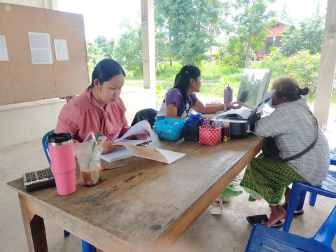 งานพัฒนาและจัดเก็บรายได้ ลงพื้นที่จัดเก็บภาษีนอกสถานที่ประจำปีงบประมาณ พ.ศ.2568