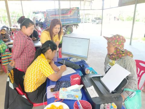 งานพัฒนาและจัดเก็บรายได้ ลงพื้นที่จัดเก็บภาษีนอกสถานที่ประจำปีงบประมาณ พ.ศ.2568