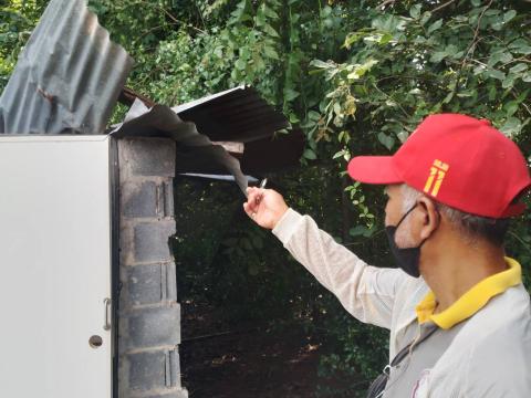 ลงพื้นที่สำรวจความเสียหายพายุพัดบ้านเรือนประชาชน