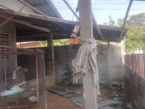 ลงพื้นที่สำรวจความเสียหายพายุพัดบ้านเรือนประชาชน