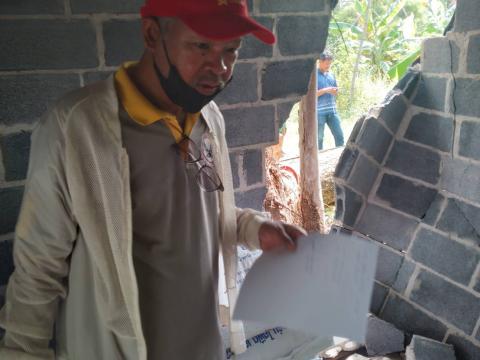 ลงพื้นที่สำรวจความเสียหายพายุพัดบ้านเรือนประชาชน