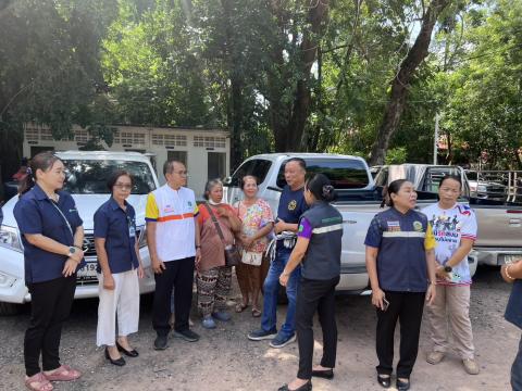 ลงพื้นที่เยี่ยมศูนย์พักพิง