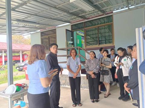 ร่วมรับการตรวจเยี่ยมคลินิกหมอครอบครัวองค์การบริหารส่วนตำบลนางรอง