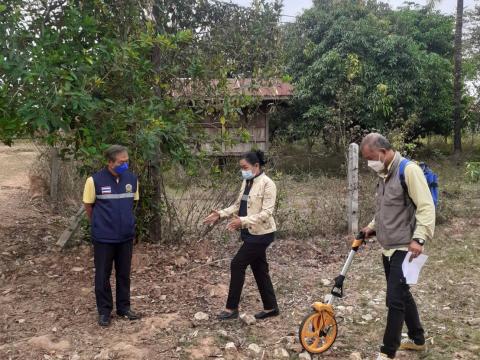 ลงพื้นที่สำรวจเส้นทางสัญจรและระบบไฟฟ้าส่องแสงสว่าง