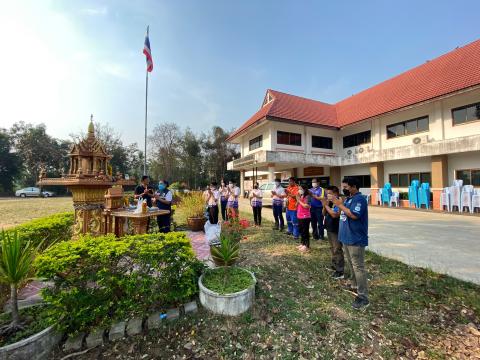 กิจกรรมไหว้ศาลพระภูมิ ในทุกวันพระ