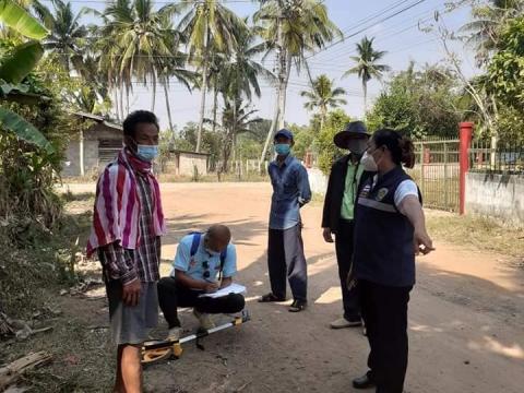 สำรวจเส้นทางสัญจรและระบบไฟฟ้าแสงสว่าง หมู่ที่ 7,9,10 ตำบลนางรอง