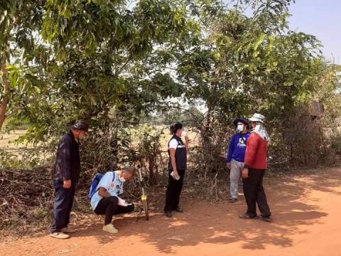 สำรวจเส้นทางสัญจรและระบบไฟฟ้าแสงสว่าง หมู่ที่ 7,9,10 ตำบลนางรอง